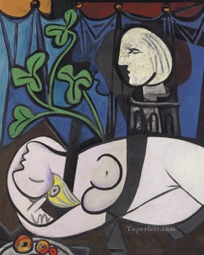 green - Nude Green Leaves and Bust 1932 cubism Pablo Picasso